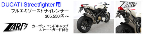 ZARD DUCATI Streetfighter用